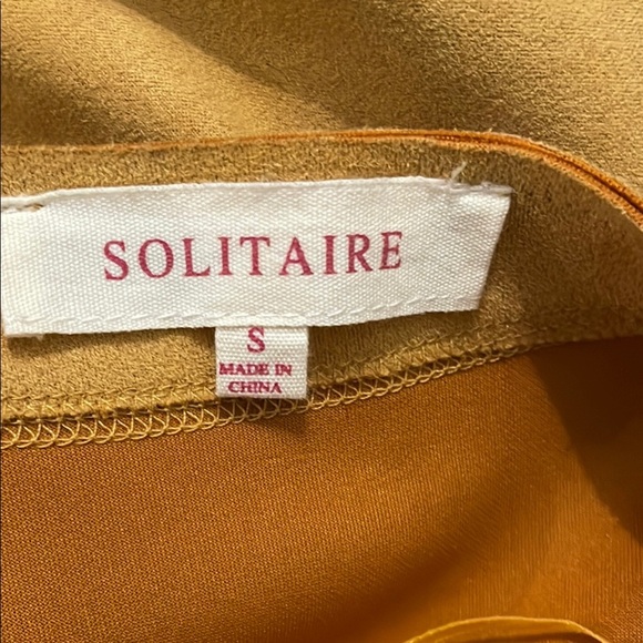 Anthropology Solitaire Mustard Yellow Women's Coat Size S - Picture 7 of 8